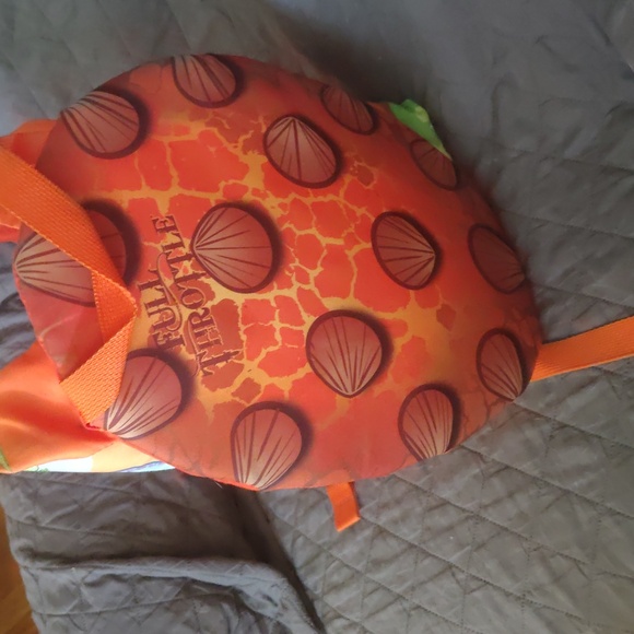 Orange Dinosaur Backpack - Picture 2 of 5